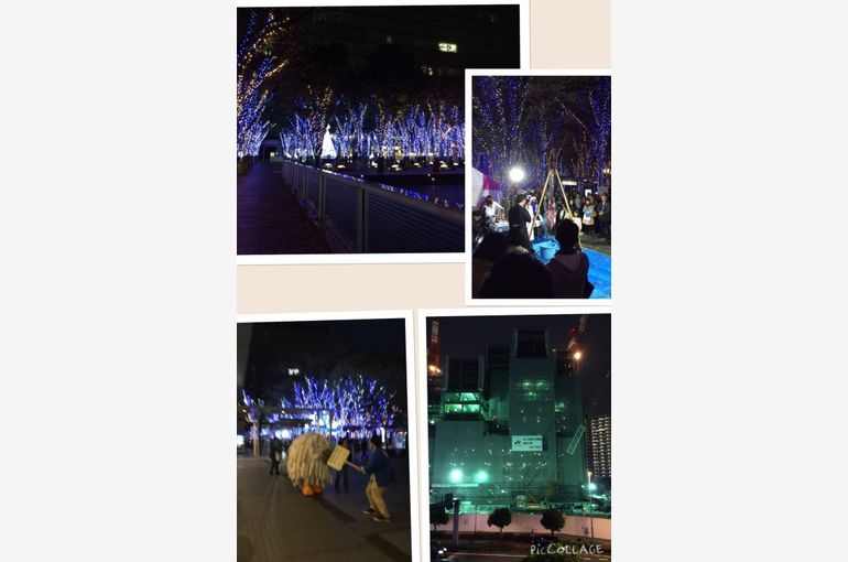 さいたま新都心けやき広場イルミネーション始まりました ウォーキングのススメ Kirin 小川町の美容室から施術の内容や無添加商品内容をブログで掲載しています